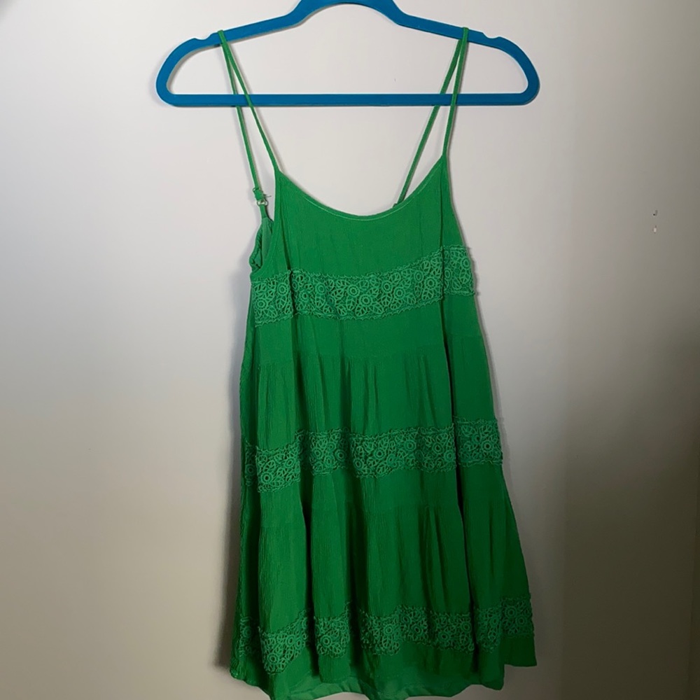 Green mittoshop mini dress